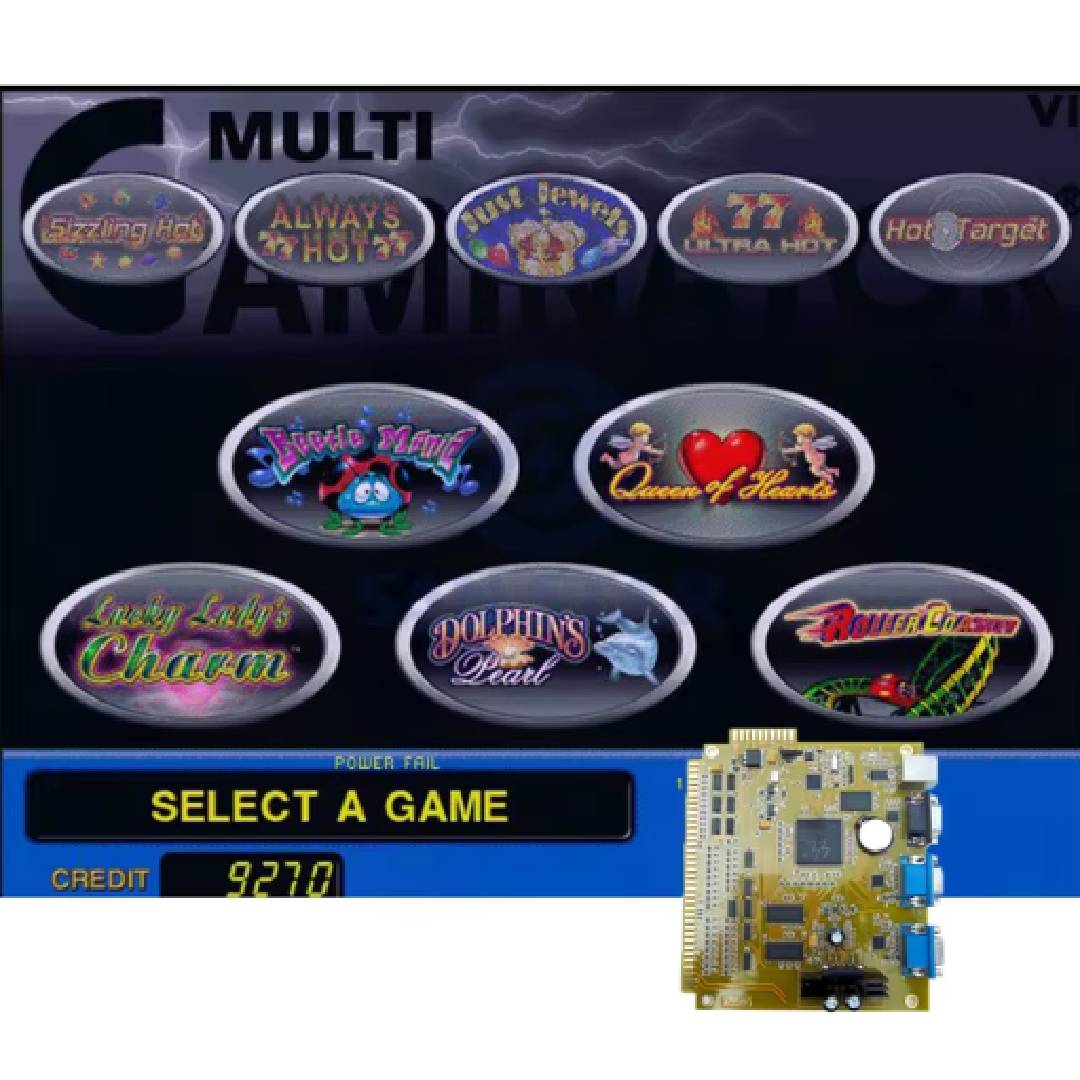 Whack A Mole Arcade - Multi in 1 Gaming Motherboard Arcade